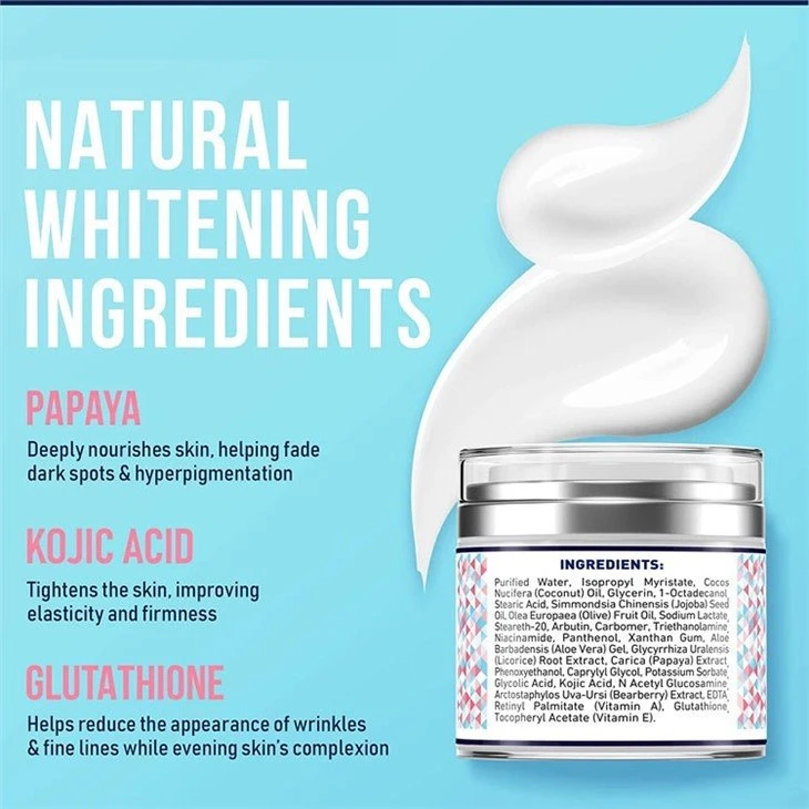 glutathione whitening face cream